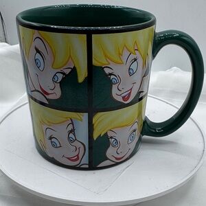 Disney Tinker Bell green Mug featuring 10 facial expressions new without tag